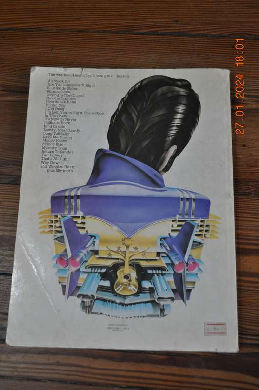 Elvis Presley Music Book 1979 Edition