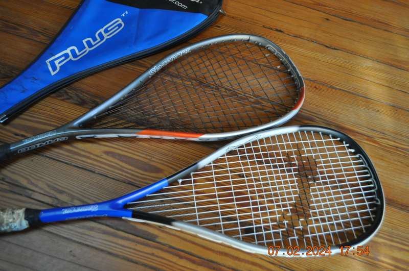 Slazenger Carbo and Ti Squash Rackets