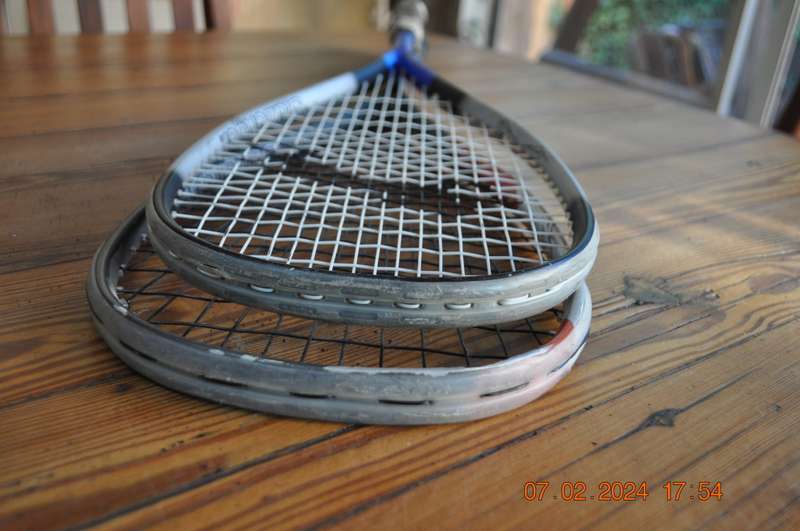 Slazenger Carbo and Ti Squash Rackets
