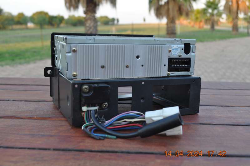 Vintage Toyota Cassette FM Car Radio (includes bracket)