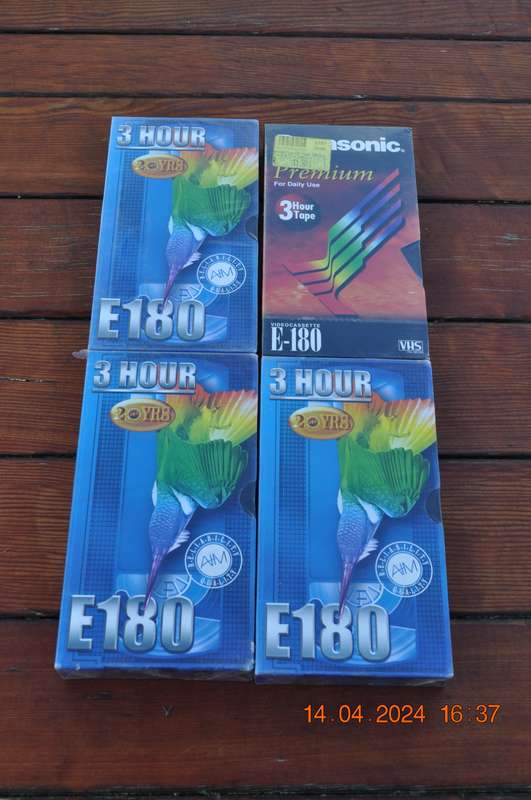 Blank VHS Cassettes (new sealed)