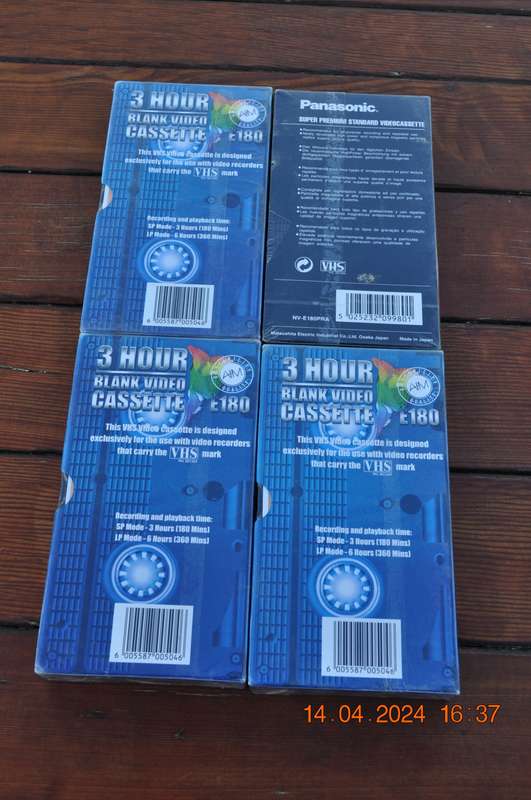 Blank VHS Cassettes (new sealed)
