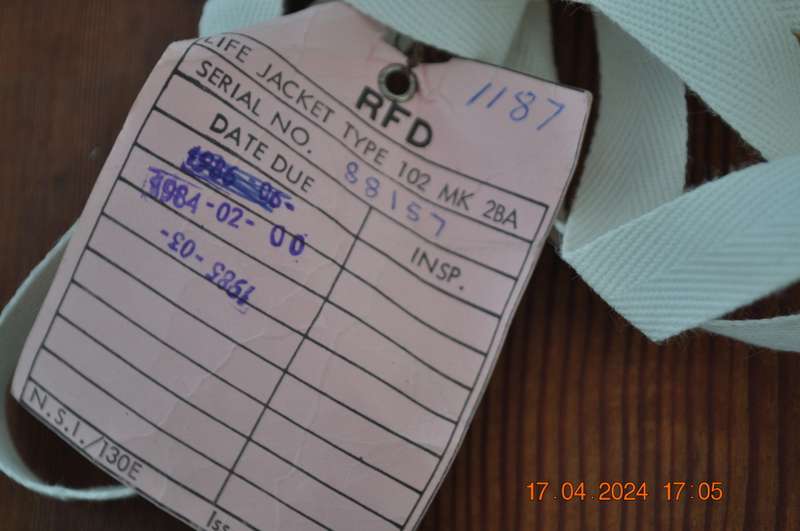 Vintage Airline Life Jacket Vest (selling as is)