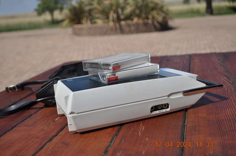 Vintage National cassette recorder player