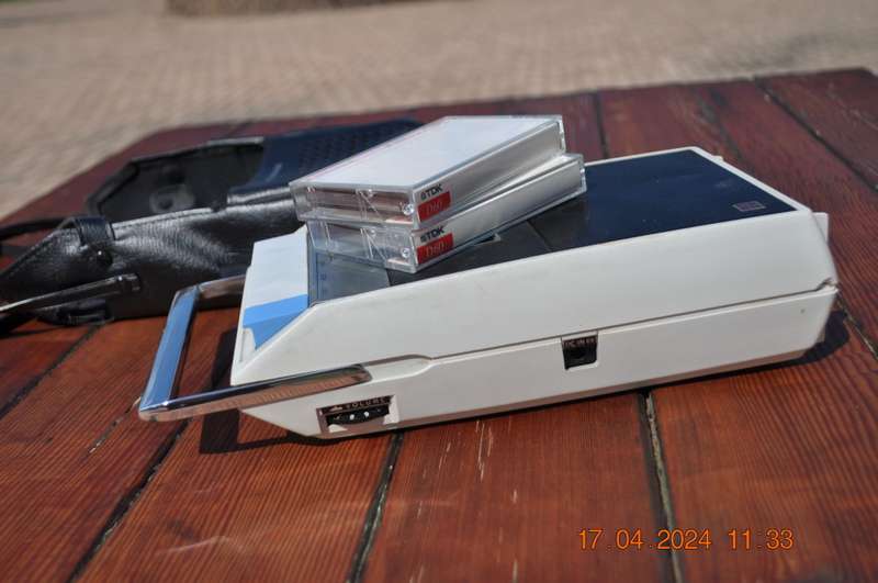 Vintage National cassette recorder player