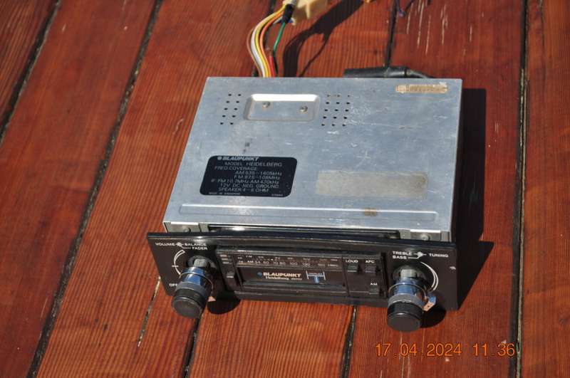 Vintage Blaupunkt Heidelberg Stereo Car Radio