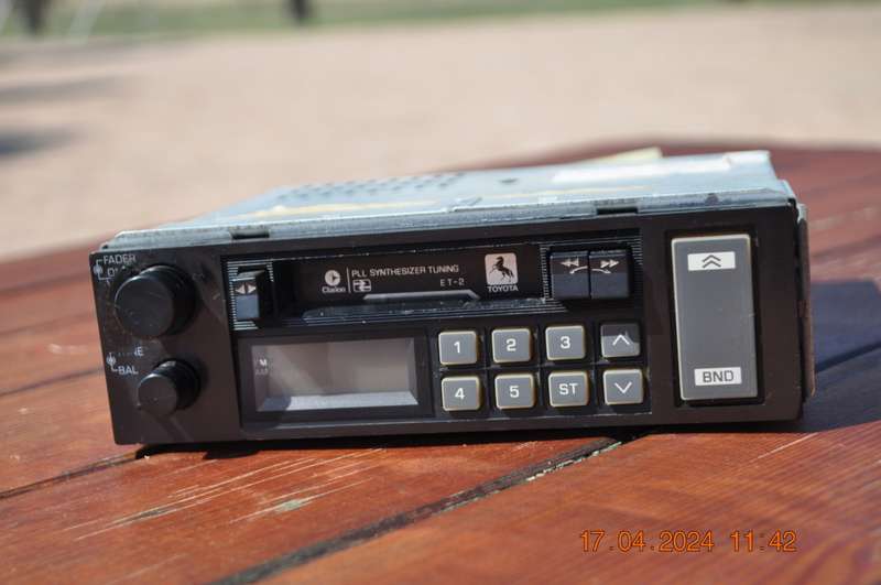 Vintage Clarion Car Radio Cassette Player