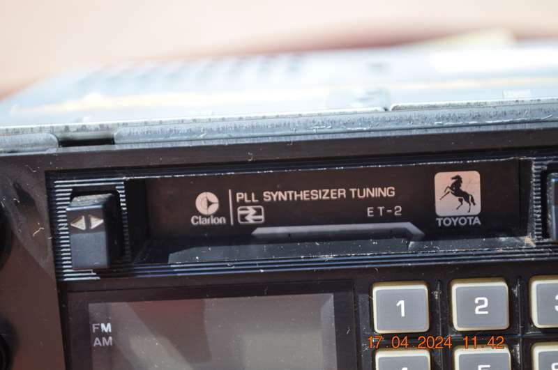 Vintage Clarion Car Radio Cassette Player