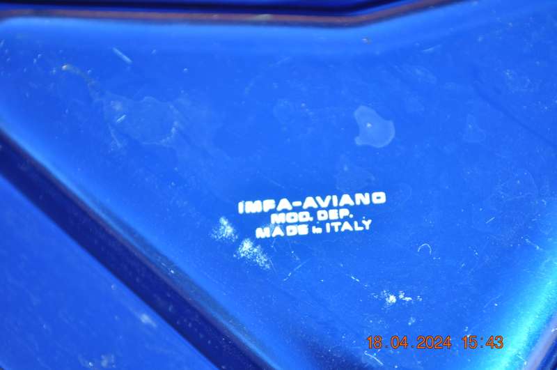 Vintage Alitalia Airlines Aluminum Ashtrays