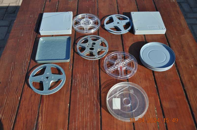 Vintage 8mm and Super 8mm Projector Film Pickup Reels