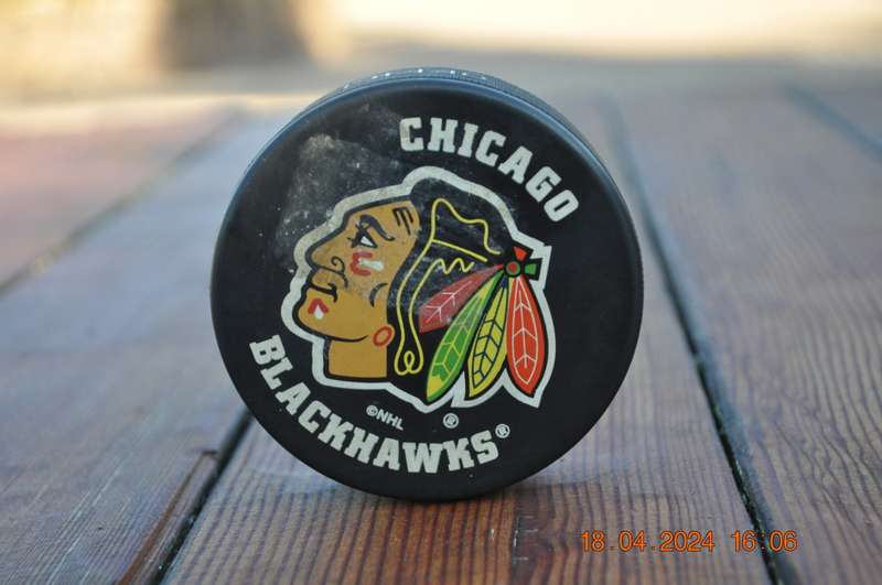 Hockey Puk Chicago Blackhawks