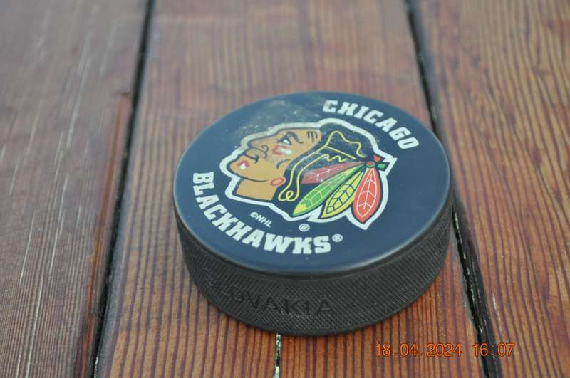 Hockey Puk Chicago Blackhawks