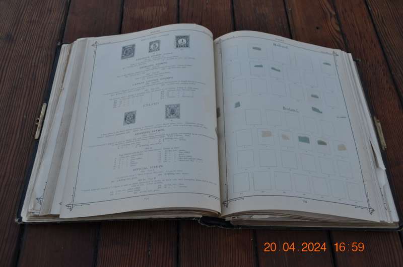 Vintage Imperial Postage Stamp Album (no stamps)