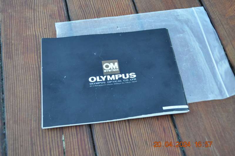 Olympus OM 1 Original Instructions User Manual