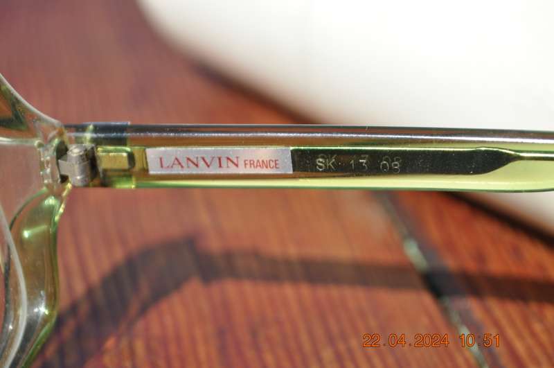 Vintage Lanvin France Glasses