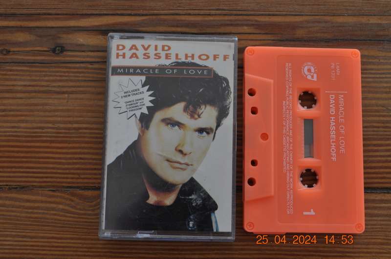 David Hasselhoff - Miracle Of Love (Cassette)