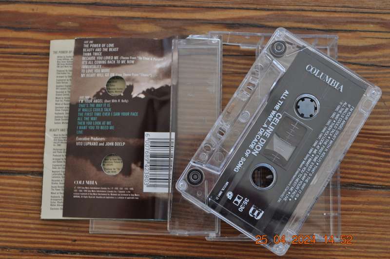 Celine Dion - All The Way... A Decade Of Song (Cassette)