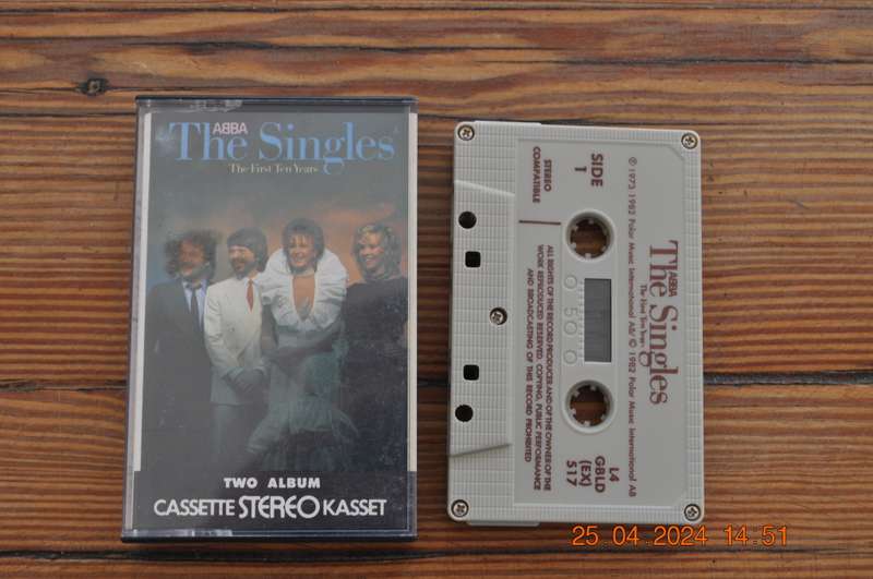 ABBA - The Singles : The First Ten Years (Cassette)