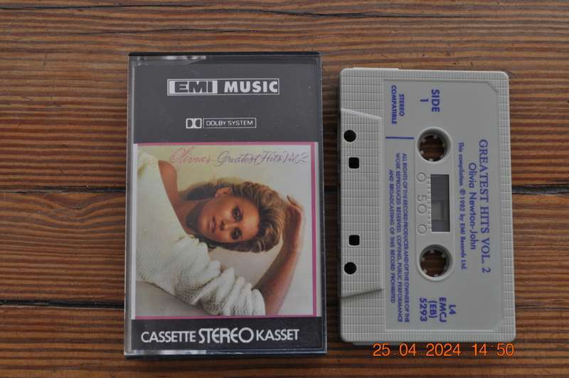 Olivia Newton John - Greatest Hits : Vol 2 (Cassette)