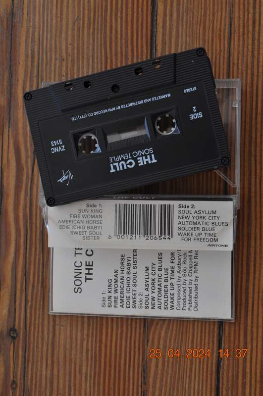 The Cult - Sonic Temple  (Cassette)
