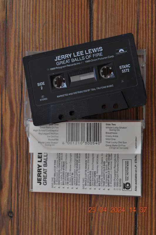 Jerry Lee Lewis - Great Balls Of Fire (Cassette)