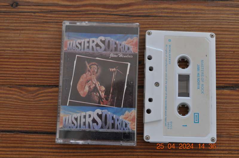 Jimi Hendrix - Masters Of Rock (Cassette)