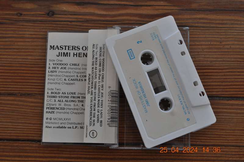 Jimi Hendrix - Masters Of Rock (Cassette)