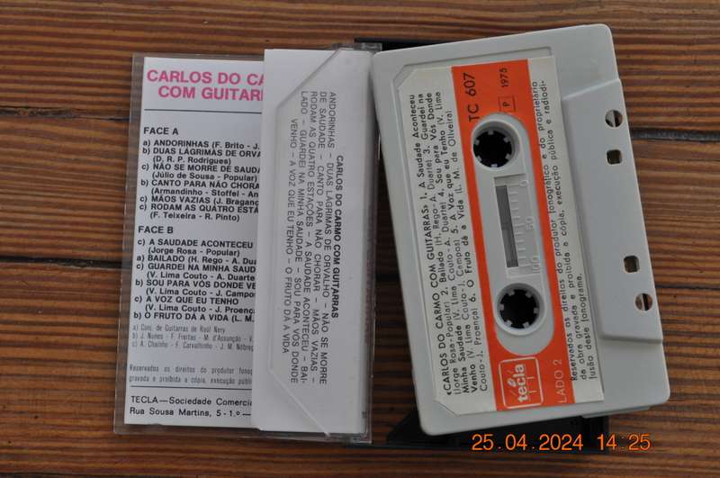 Carlos Do Carmo Com Guitarras (Cassette)