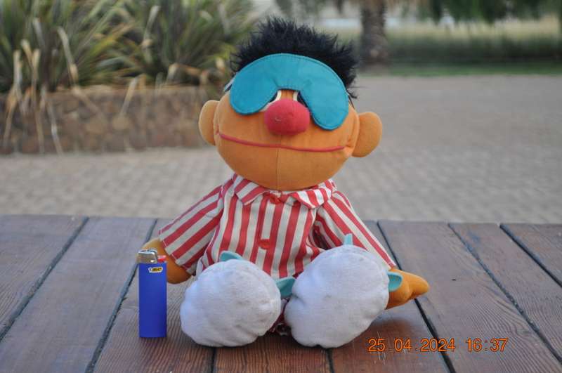 Vintage Ernie Sesame Plush Doll (selling as is)