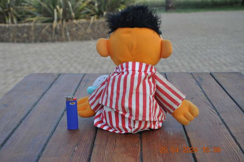 Vintage Ernie Sesame Plush Doll (selling as is)