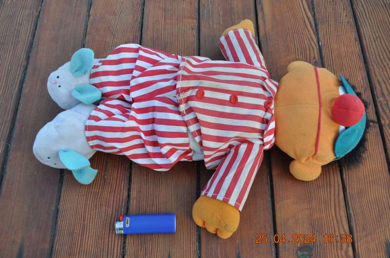 Vintage Ernie Sesame Plush Doll (selling as is)