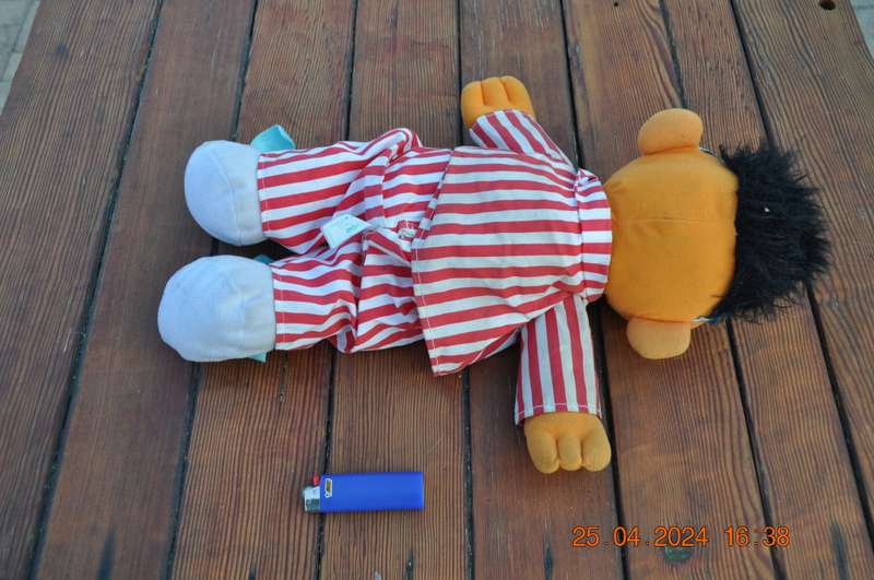 Vintage Ernie Sesame Plush Doll (selling as is)