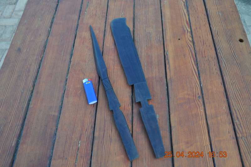 Vintage African Wooden Knifes