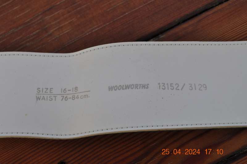 Vintage 1980s Womans Belt