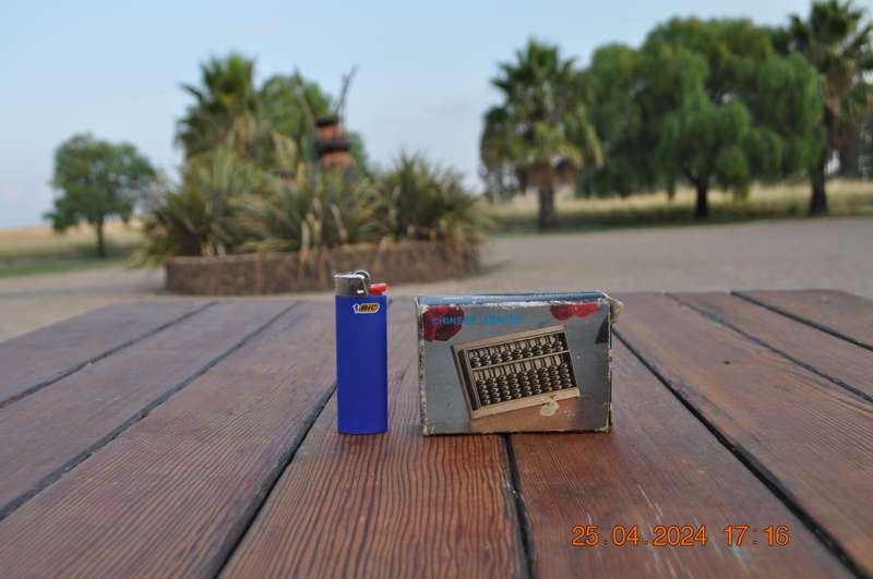 Vintage Chinese Mini Brass Abacus Calculator