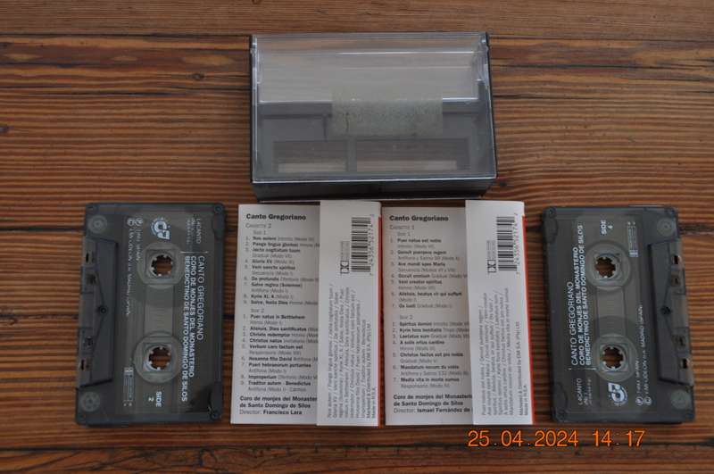Canto Gregoriano - Coro De Monjes Del Monasterio (Double Cassette)
