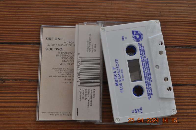 Eros Ramazzotti - Musica E (Cassette)