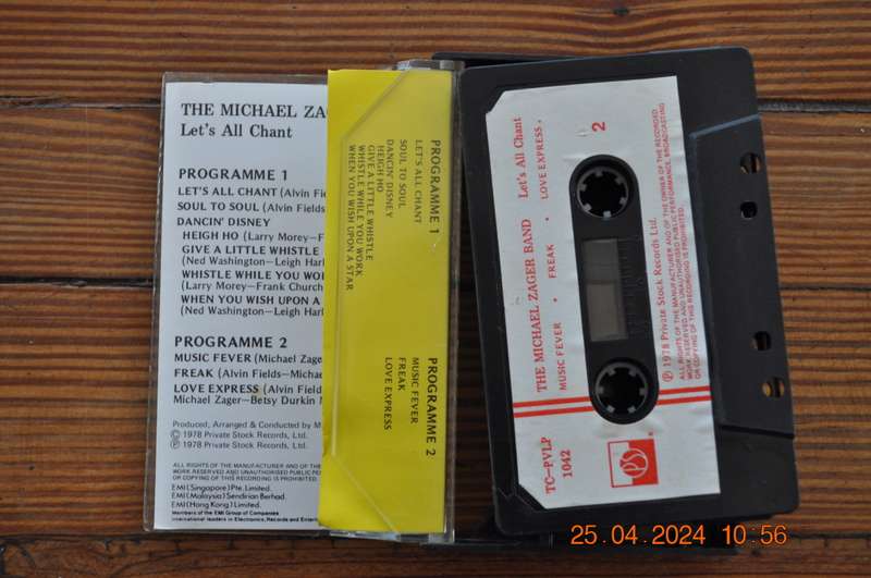 The Michael Zager Band - Let`s All Chant (Cassette)