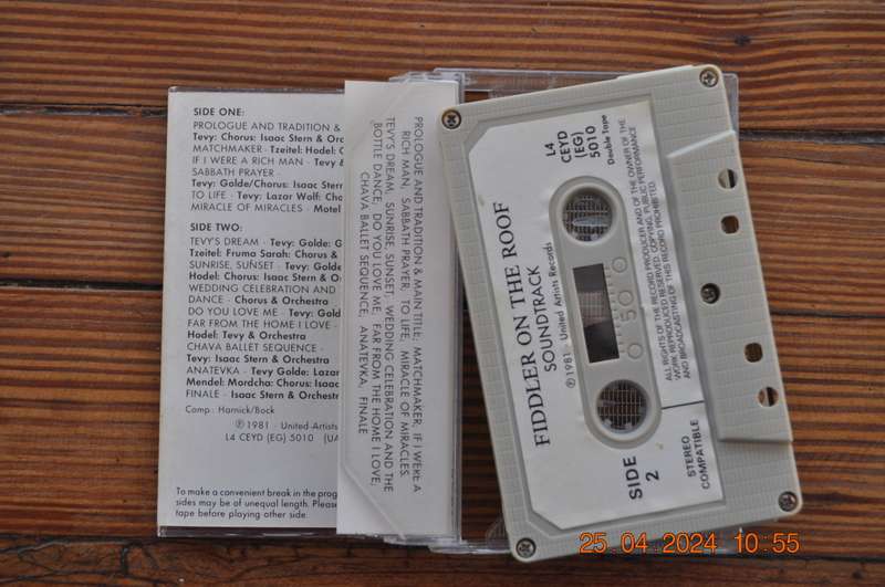 Fiddler On The Roof - Soundtrack (Cassette)