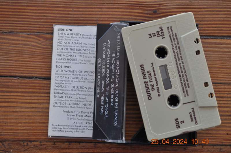 The Tubes - Outside Inside (Cassette)