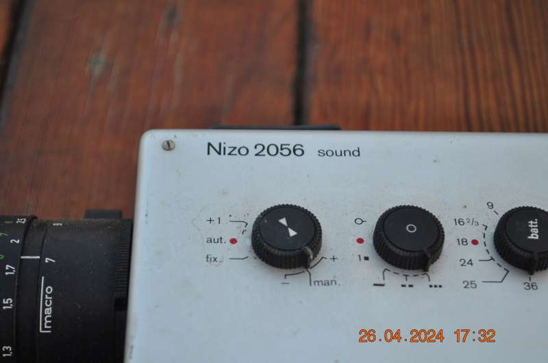 Vintage Braun Nizo 2056 Super 8mm Movie Camera