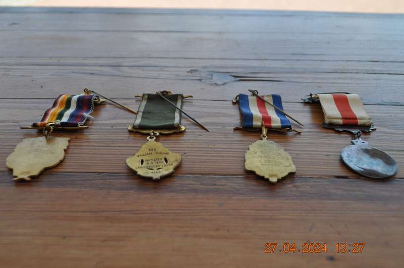 Vintage RAOB Medals x 4