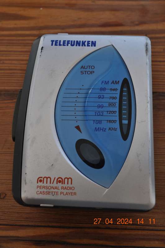 Vintage Telefunken Walkman Radio