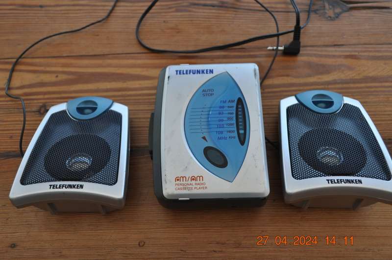 Vintage Telefunken Walkman Radio