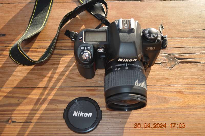 Nikon F80 Film Camera With Lens (not digital)