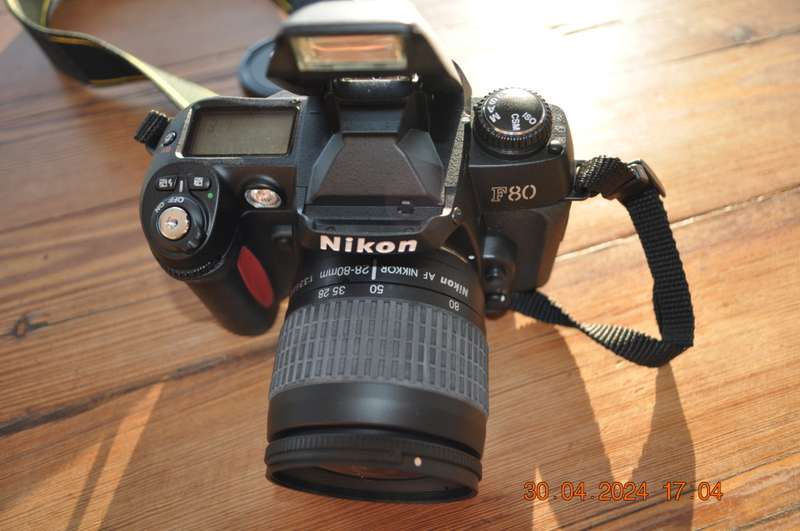 Nikon F80 Film Camera With Lens (not digital)