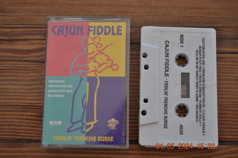 Cajun Fiddle - Fiddlin` Frenchie Burke (Cassette)