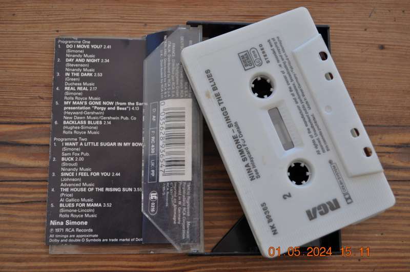 Nina Simone - Sings The Blues (Cassette)