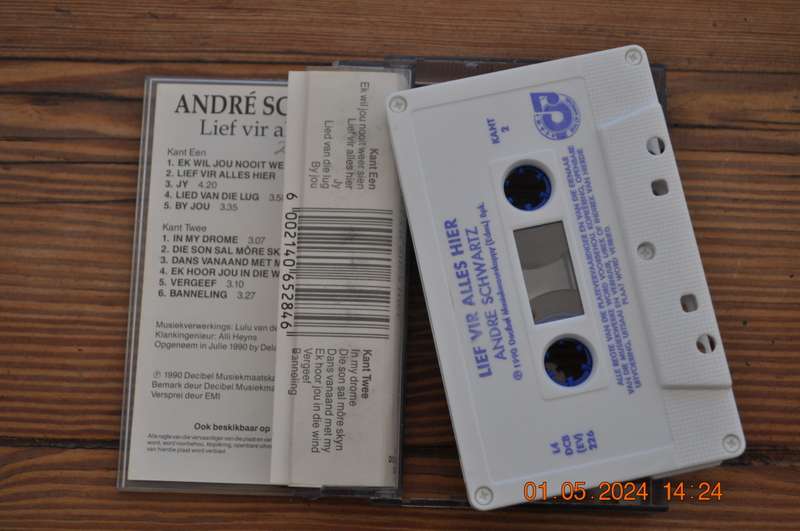 Andre Schwartz - Lief Vir Alles Hier (Cassette)