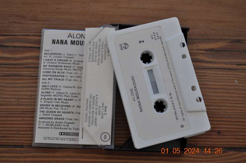 Nana Mouskouri - Alone (Cassette)